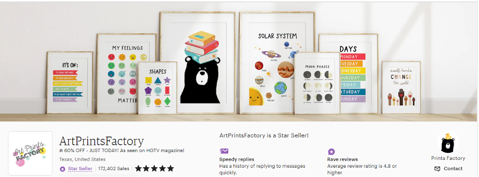 how to sell printables on Etsy 