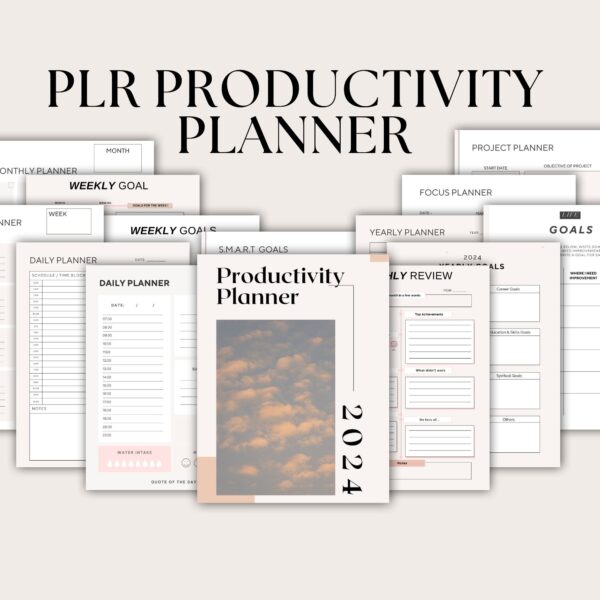 plr productivity planner