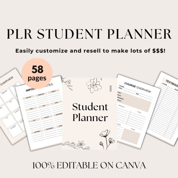 PLR student planner