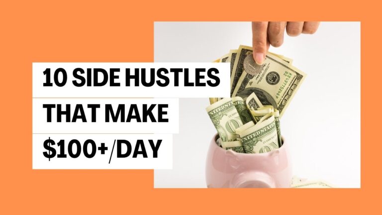 10 Online Side Hustles That Make An Extra $100/Day (2024)