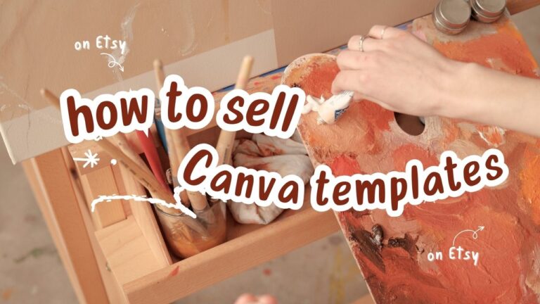 How To Sell Canva Templates On Etsy And Make $1,000/Month